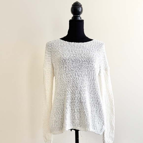 Vintage Garage Beach Sweater – Size XS/S – Cream - Picture 1 of 4